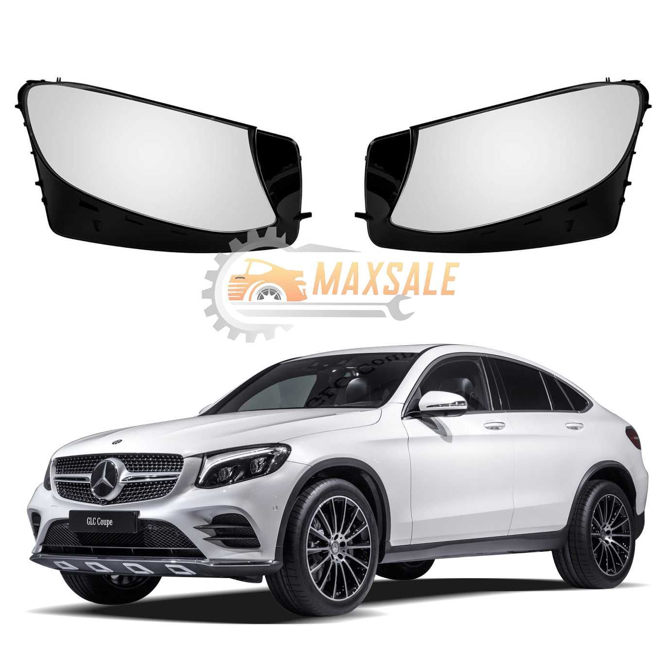 Капаци фарове Mercedes GLC W253 (16-18) фар мерцедес в253 комплект