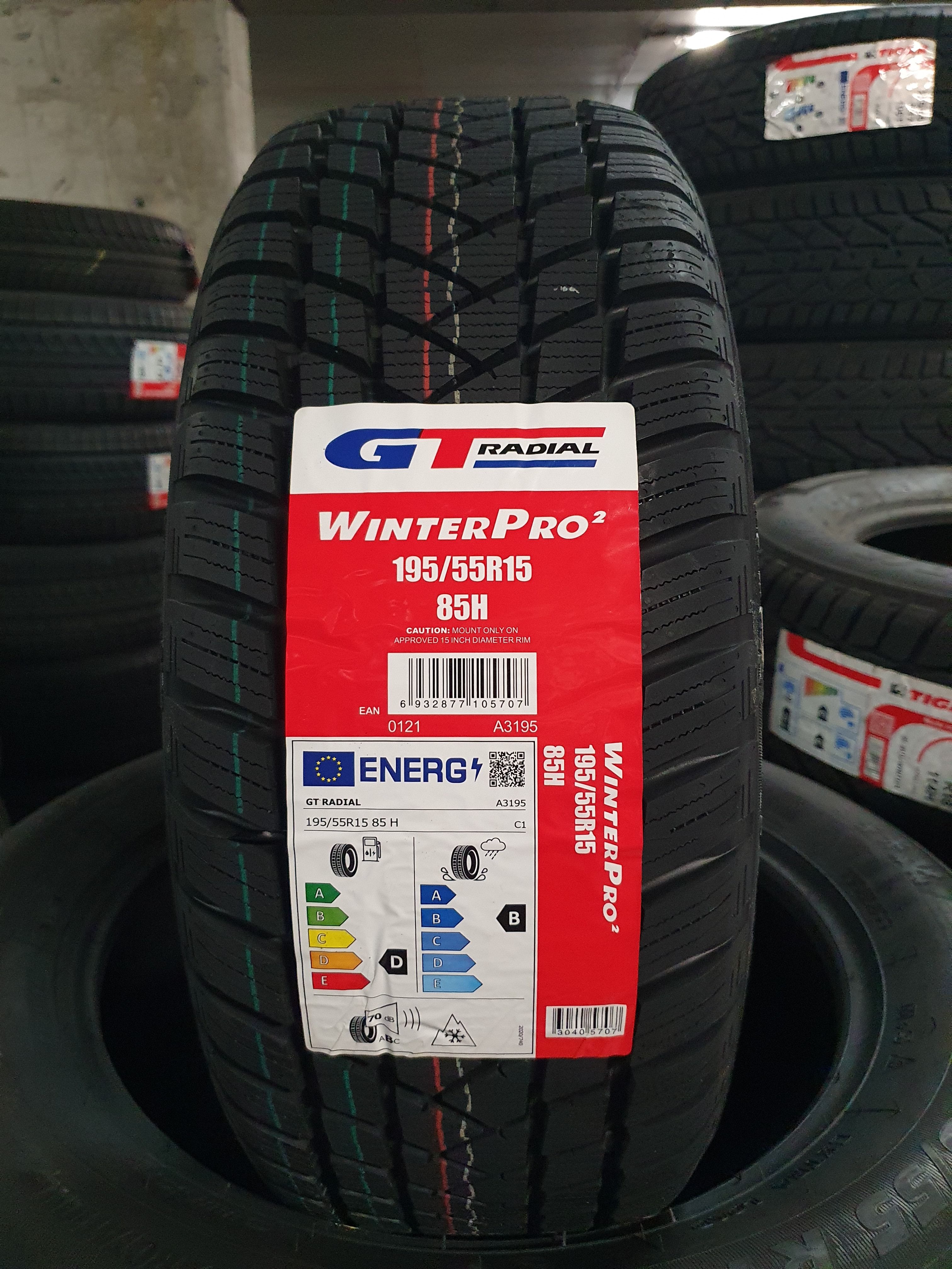 195/55r15 Gt Radial  Winterpro2 85h 2122
