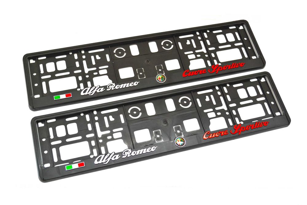 Рамки за регистрационен номер Alfa Romeo Cuore Sportivo