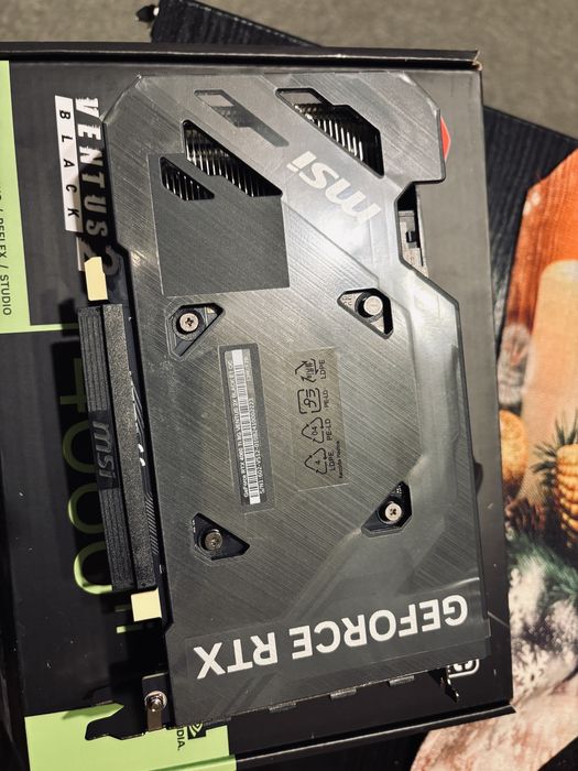 MSI GeForce RTX 4060 Ti Ventus 2X Black 8G OC, 8GB GDDR6, 128-bit
