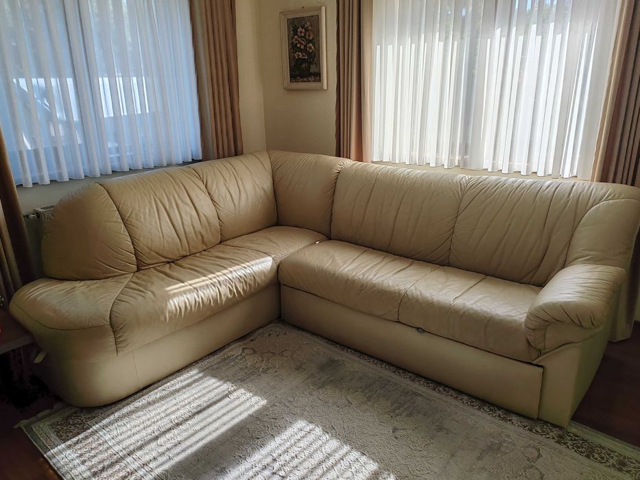 Colțar extensibil piele naturală