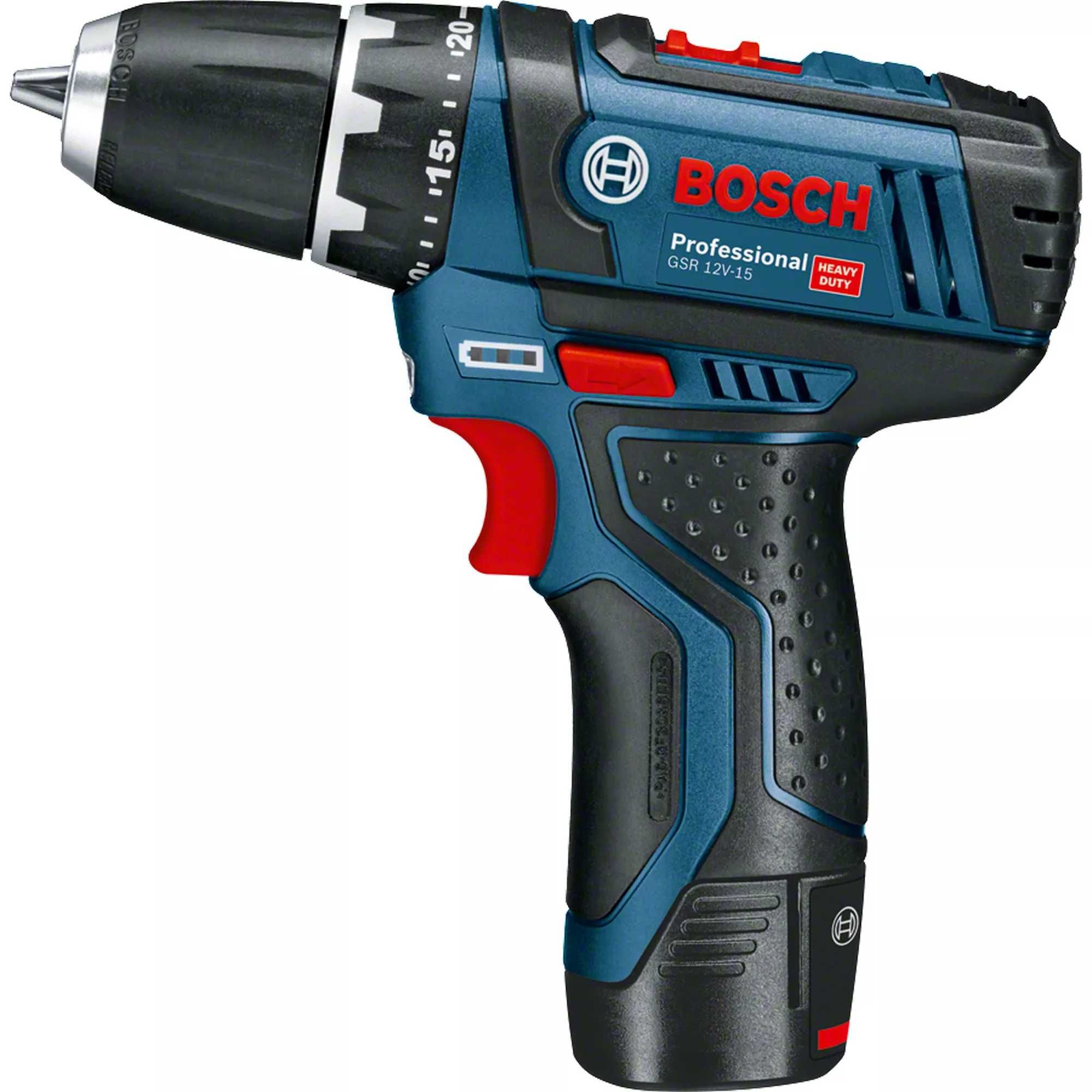 Акумулаторен винтоверт BOSCH GSR 12V-15 Professional комплект