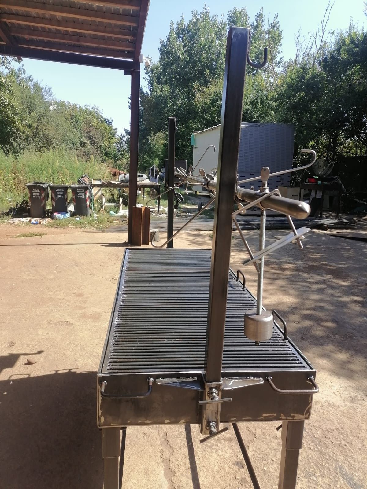Gratar protap rotisor cu motor si manual