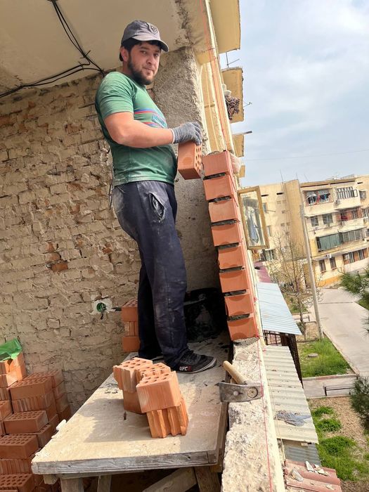 Balkonga g'isht teramiz