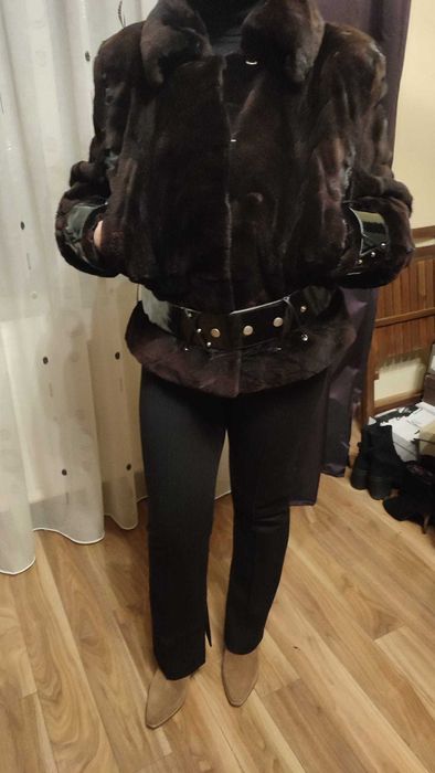 Geaca blana naturala nurca