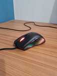 Mouse AQIRYS Phoenix, 12000dpi, optic, USB cu fir, Negru