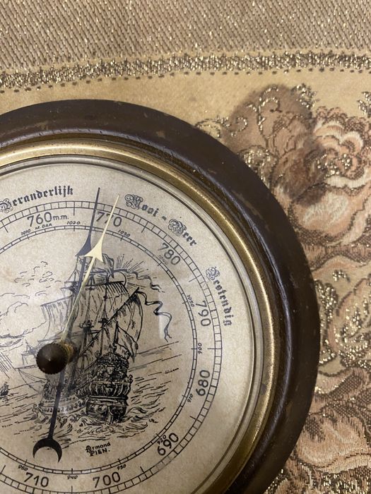 Винтидж барометър Armand Pien Белгия морски стил 1960-те
