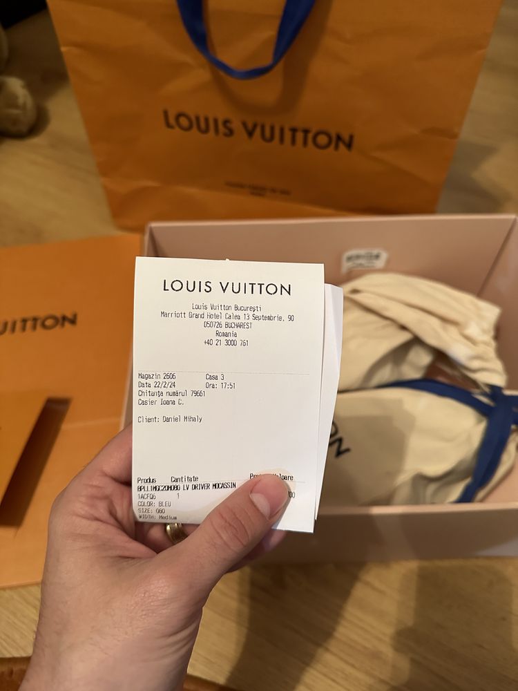 Mocassin Louis Vuitton Driver - bleu