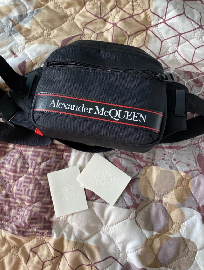 Чанта през рамо / Bum Bag / Fanny Bag/ Мъжка Чанта Alexander Mcqueen