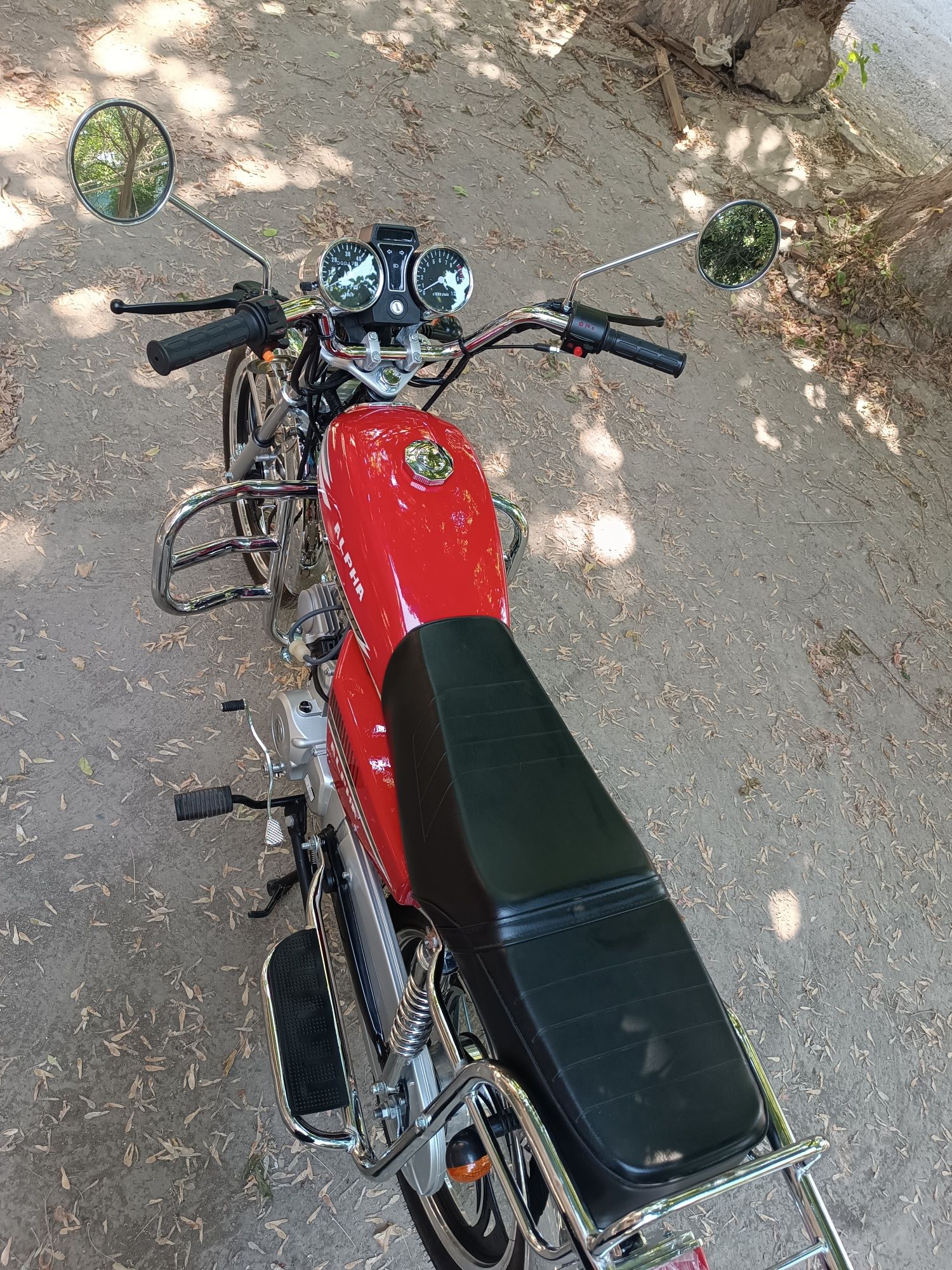Продаю мапед ALFA 110куб новый пробег 30км асака диски.
