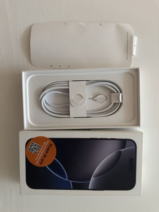 Iphone 16 pro max 256 gb in garantie , pachet complet , impecabil