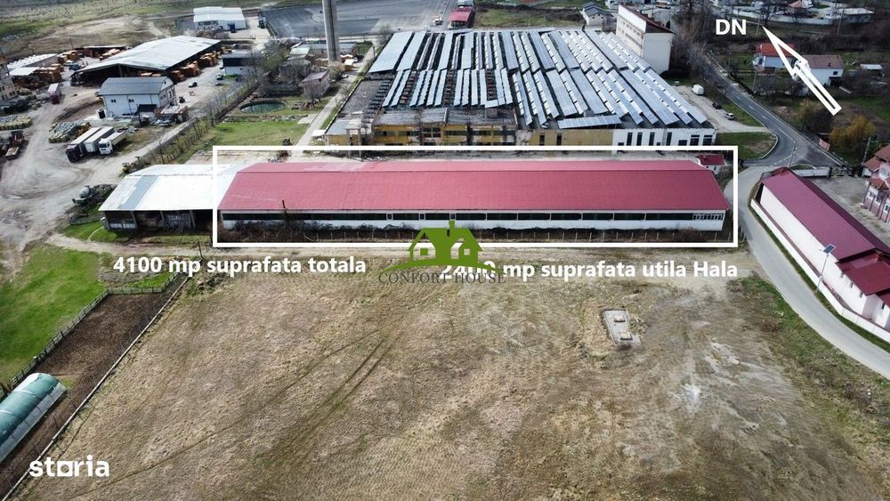 Cladire ideală pentru diverse scopuri comerciale sau industriale
