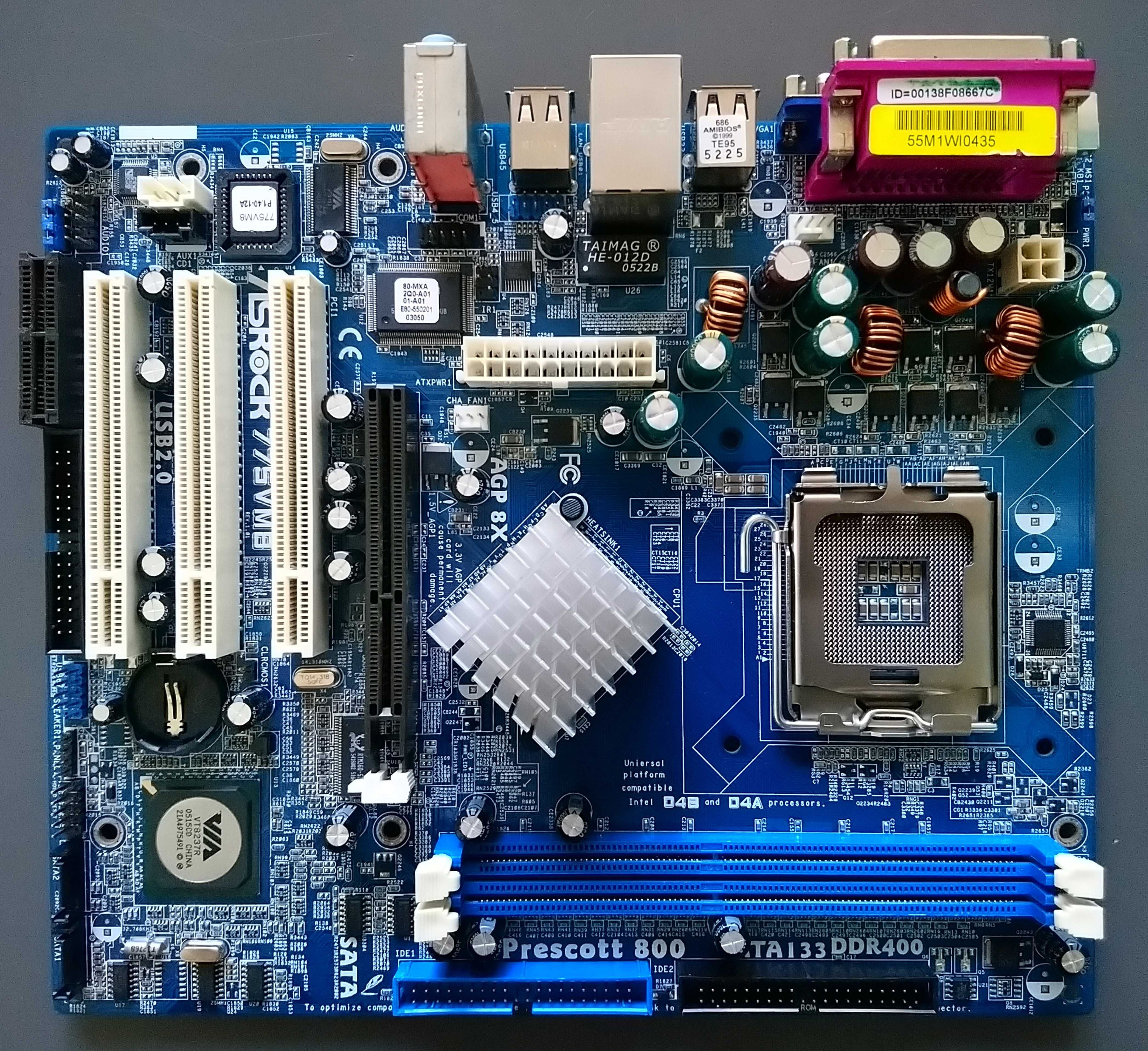 Дънна платка Asrock 775VM8(rev 1.01), Socket LGA 775