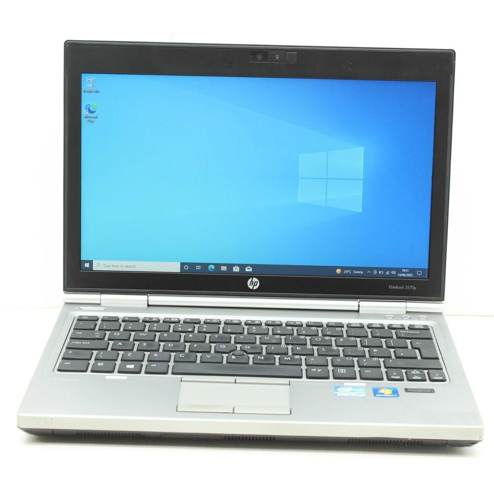 Лаптоп HP 2570P I7-3540M 8GB 128GB SSD 12.5 HD Windows 10