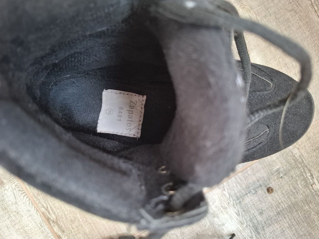 Черни боти Zapatos