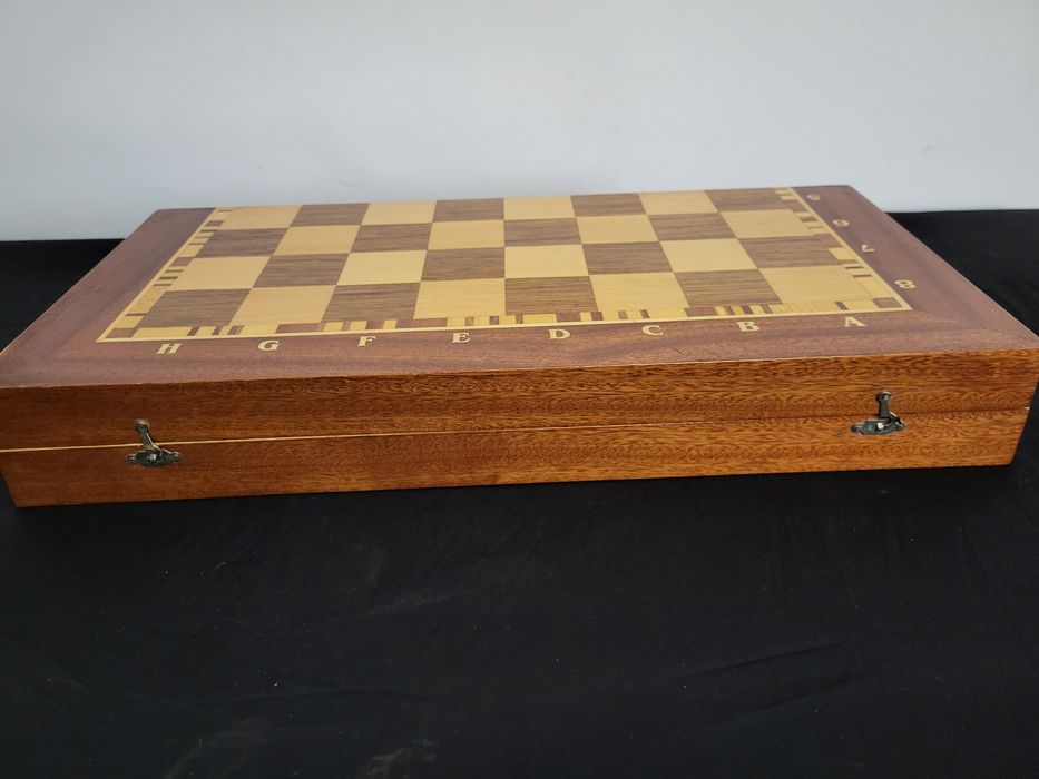 #6 Дървен шах От времето на соца,табла