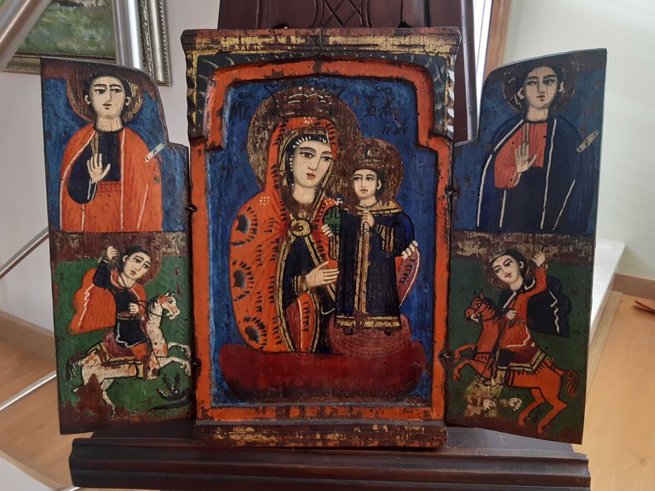Страра Домашна Икона Триптих