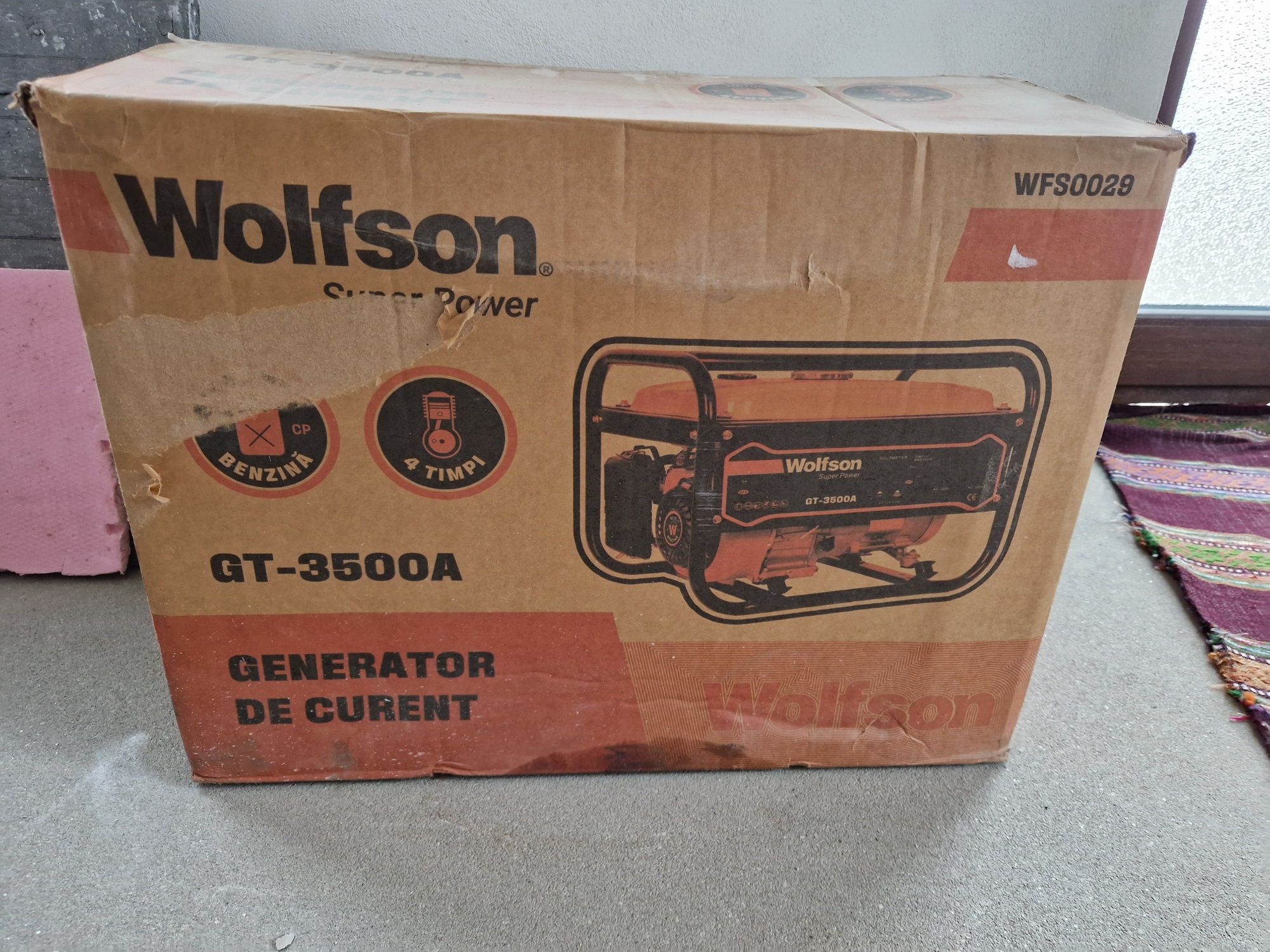 Generator de curent WOLFSON GT-3500A 2.6 kw