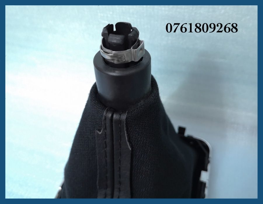 Manson schimbator + nuca de PIELE pentru VW Passat B6 CC cu 5 trepte