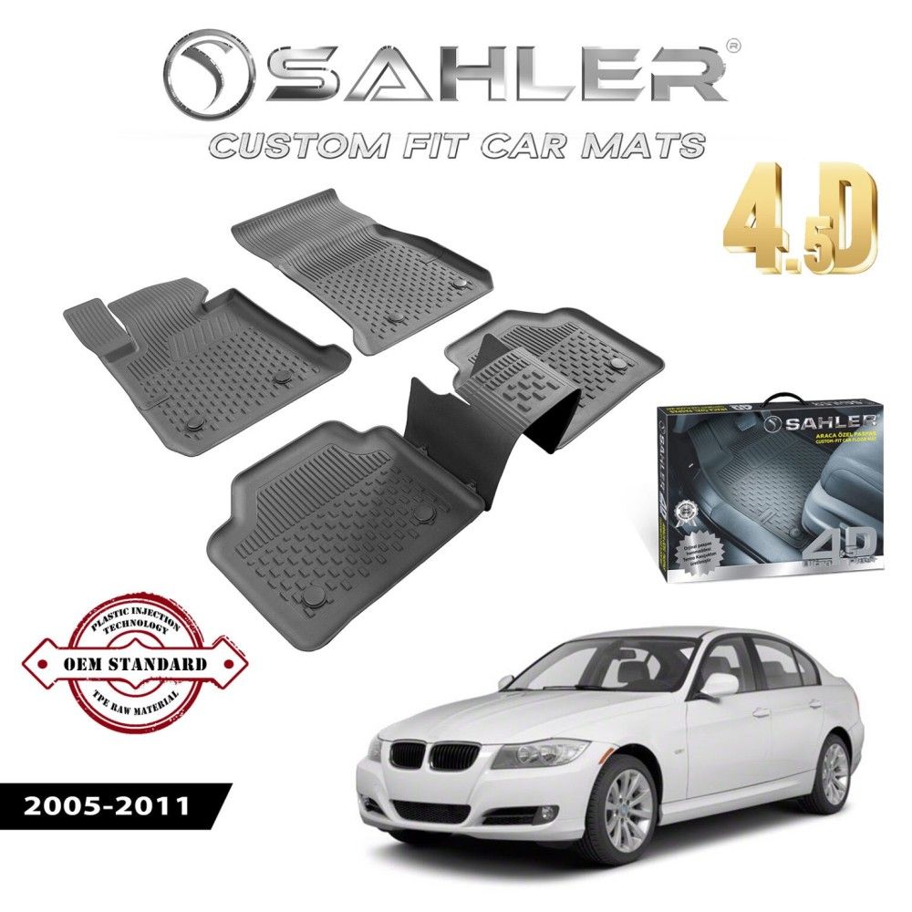 Гумени Стелки SAHLER 4D BMW E90 2005 - 2011