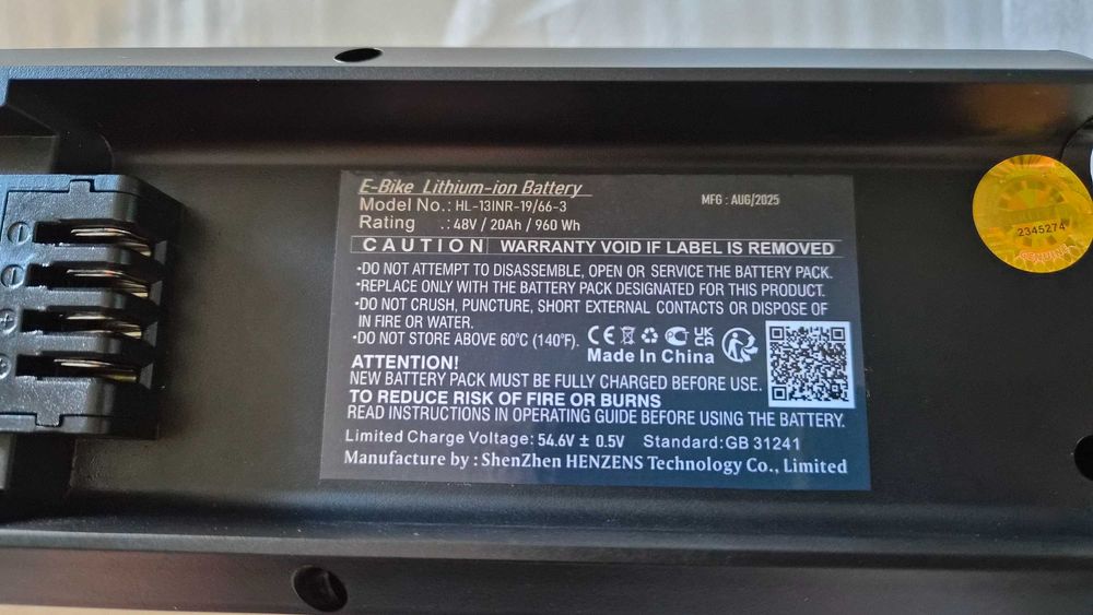 Baterie Acumulator Li-Ion 48V/20Ah + incarcator (NOU 2025)