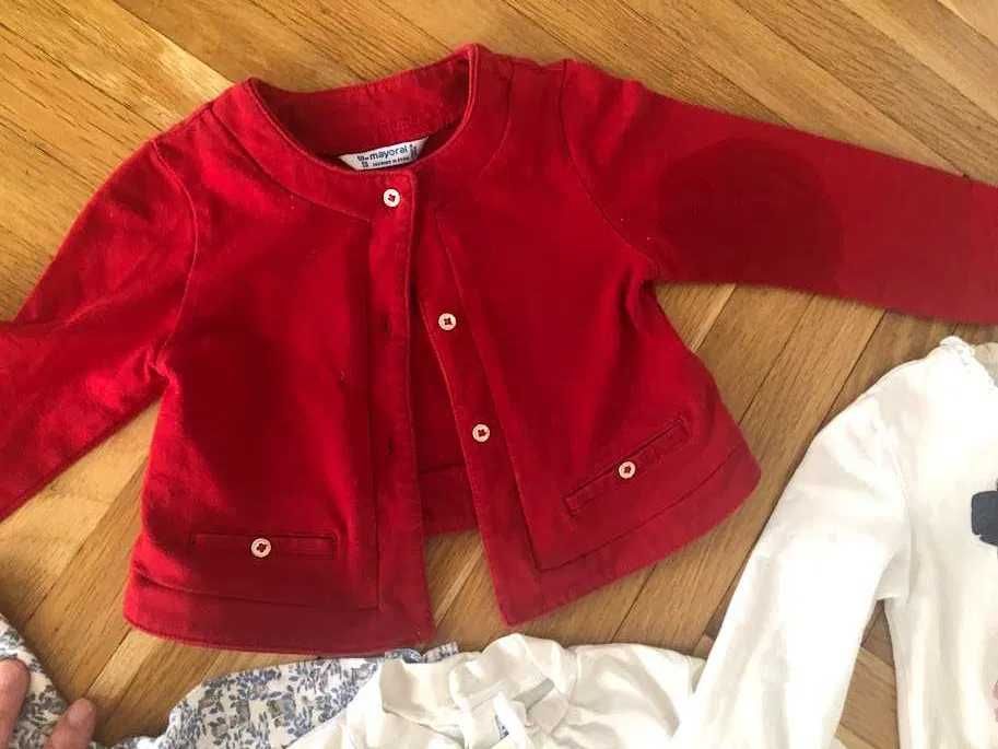 Лот дрешки Mayoral, Petit bateau, Mango, Pepco 12-18, за момиче