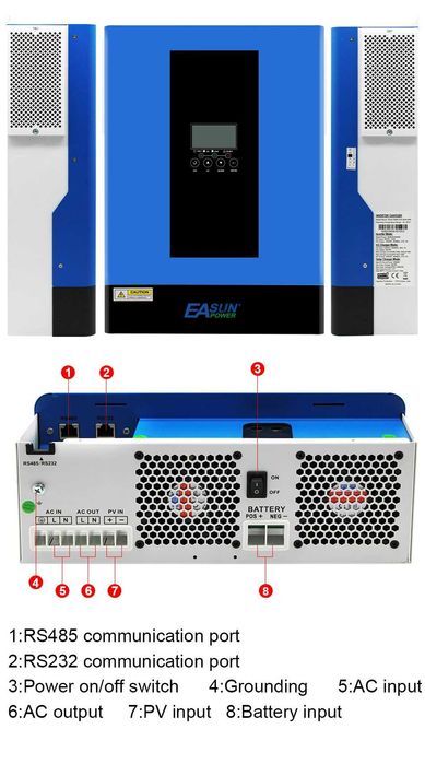 Invertor solar hibrid 6.2KW