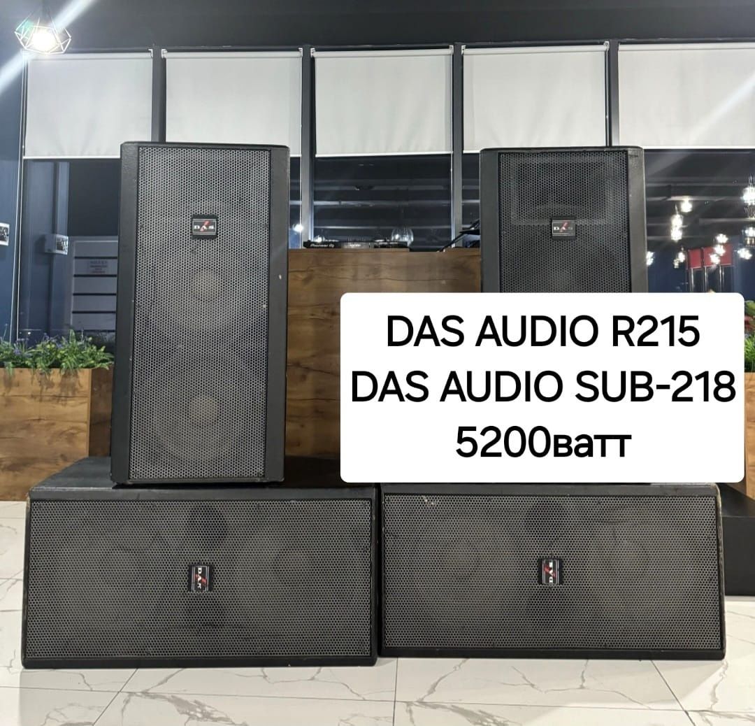 Комплект музыкальной аппаратуры DAS AUDIO 5200ватт