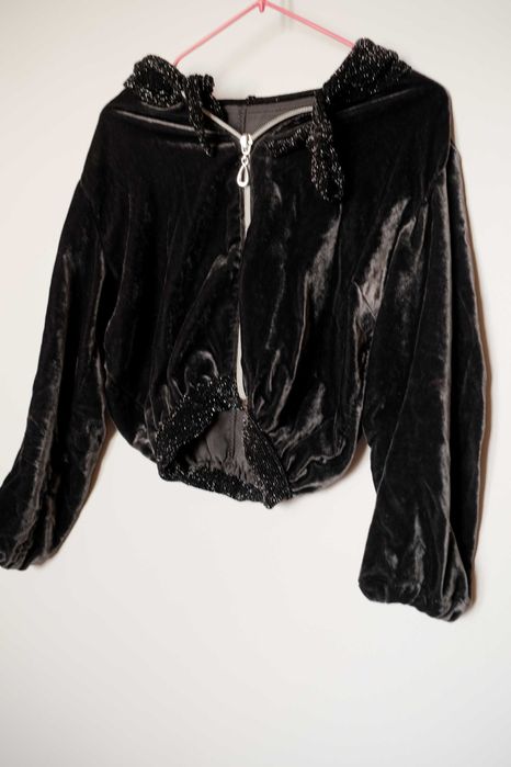 Детская кофта из бархата