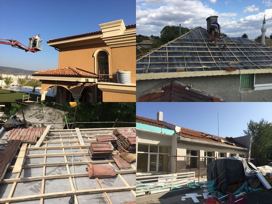 Ремонт на покриви вътрешни ремонти и други