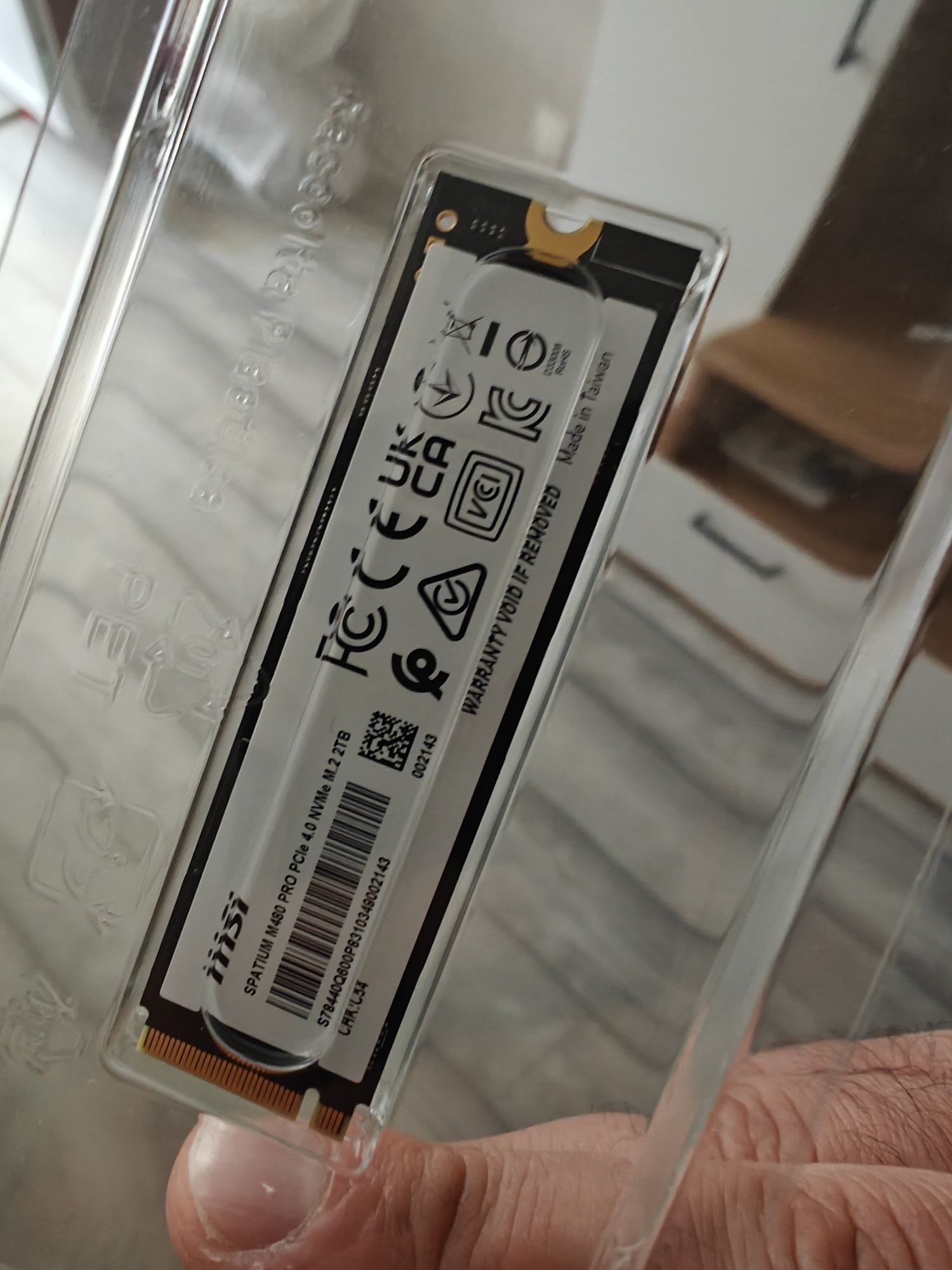 SSD M2 MSI SPATUM 2 Терабайта
