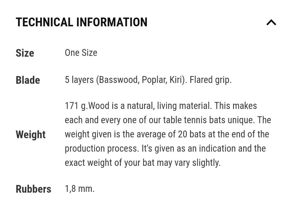 Хилка за тенис на маса Pongori TTR 100 + калъфче