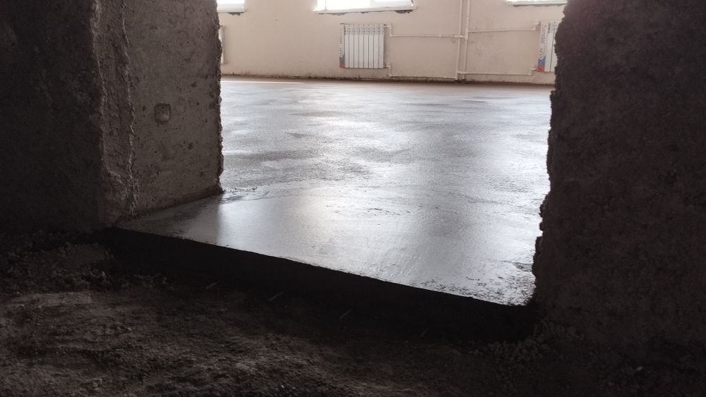 Полусухая стяжка пола