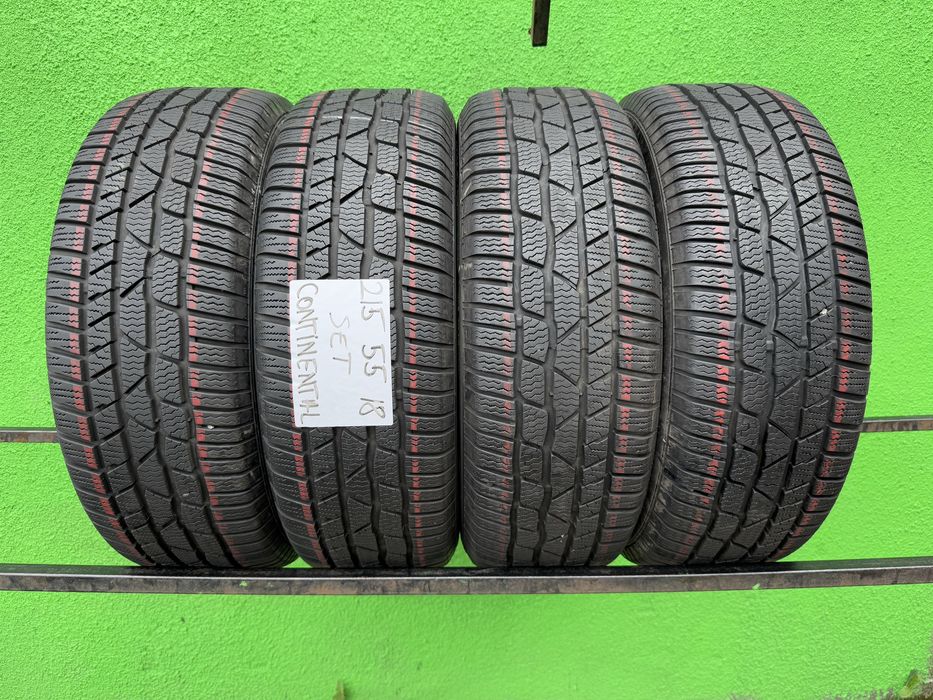 215/55/18 M+S CONTINENTAL Profil rămas 90% Aproape noi
