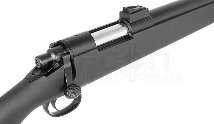 Pusca Airsoft AER COMPRIMAT Full Metal cu luneta Arc Sniper Arma Co2