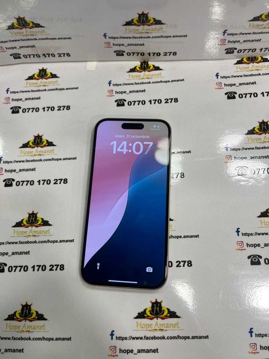 Hope Amanet P13 / iPhone 15 /128 GB / Spate fisurat