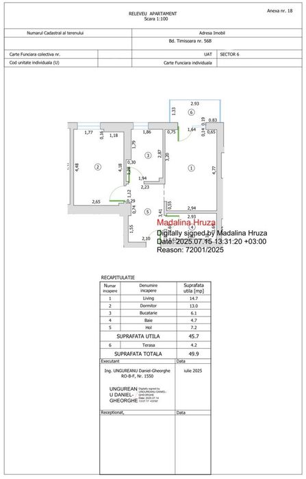 Apartament Finalizat Faza 2 - Novum 56
