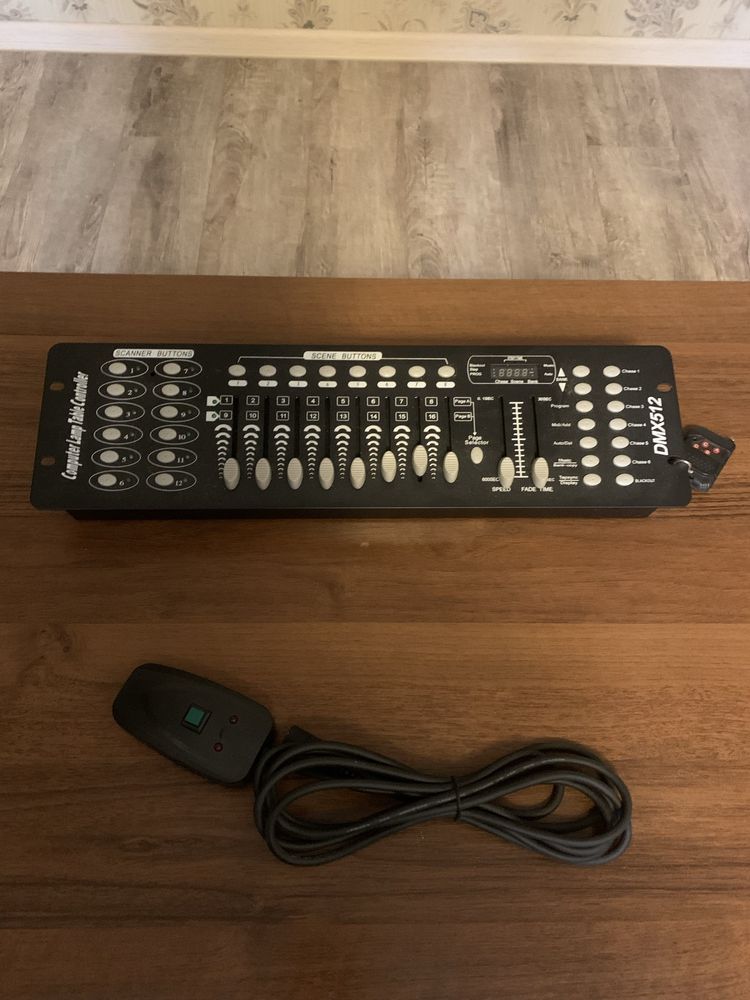 Пульт управления светом DMX 512