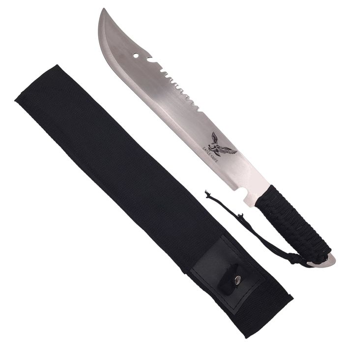 Maceta vanatoare IdeallStore®, Eagle Knife, 49.5 cm, teaca inclusa