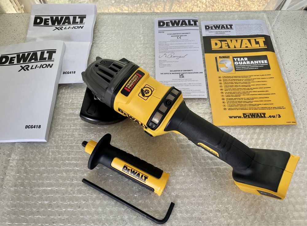 DeWALT DCG 418 XR. Polizor / Flex. FLEXVOLT 54V. Original Nou !