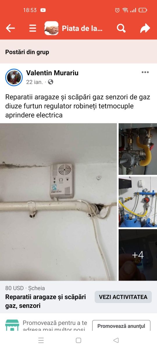 Reparatii aragaze, cuptoare, plite pe gaz Suceava la dom