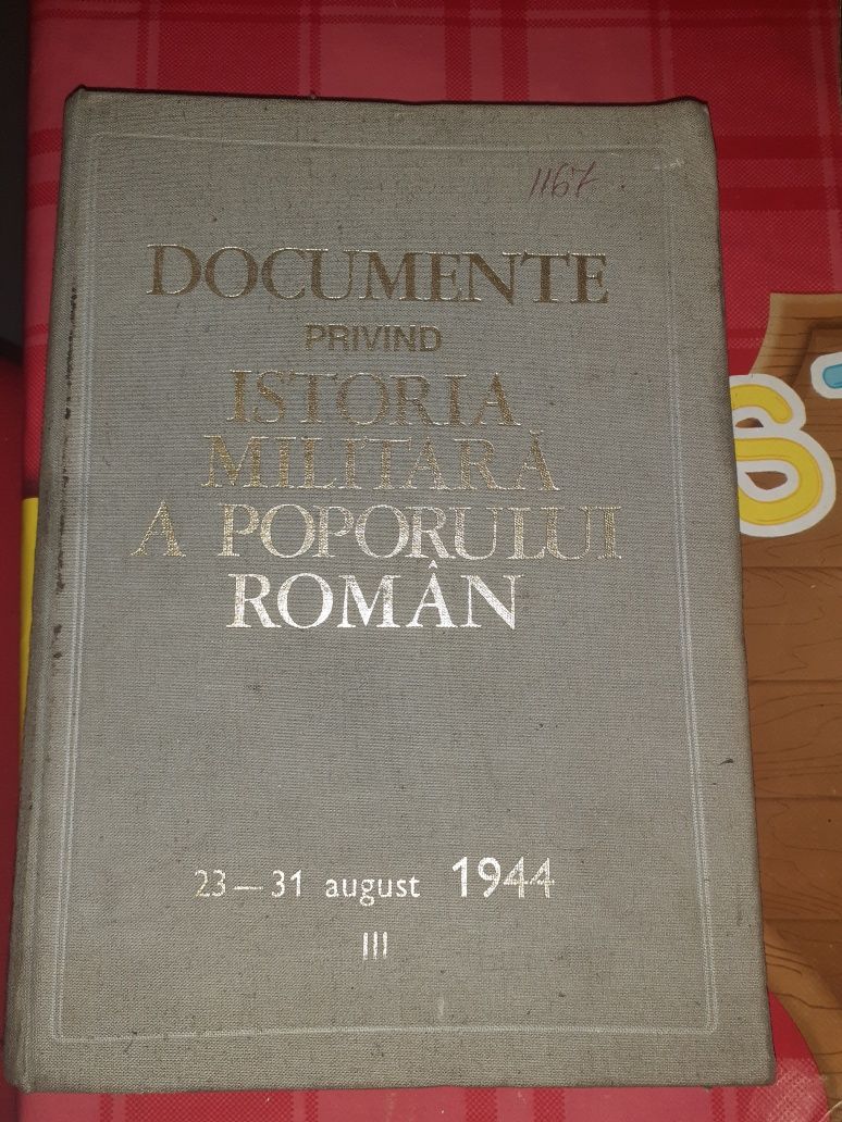 Vand carte document istoria militara a poporului român