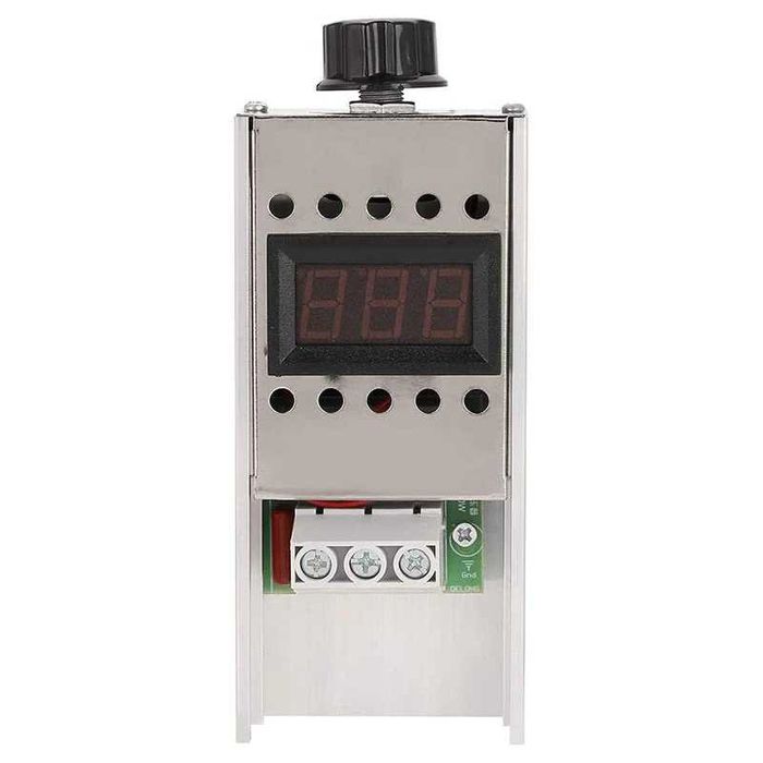 Variator tensiune turatie motor c.a. + votmetru 10000W. Nou!