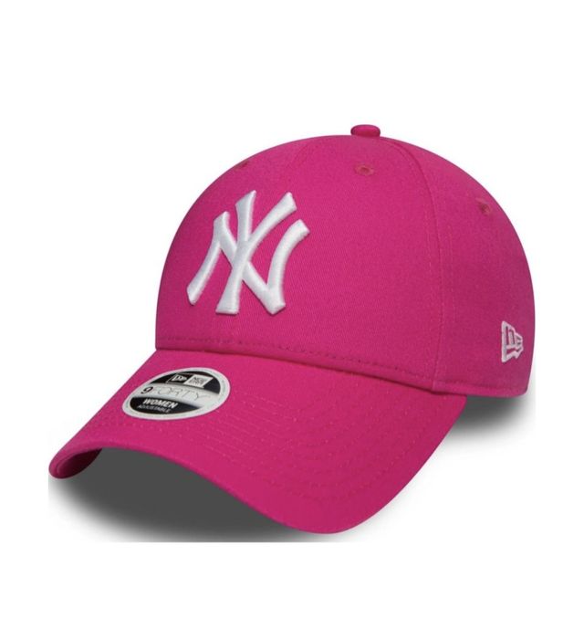 Дамска шапка с козирка New Era - New York Yankees Essential 9FORTY, ро