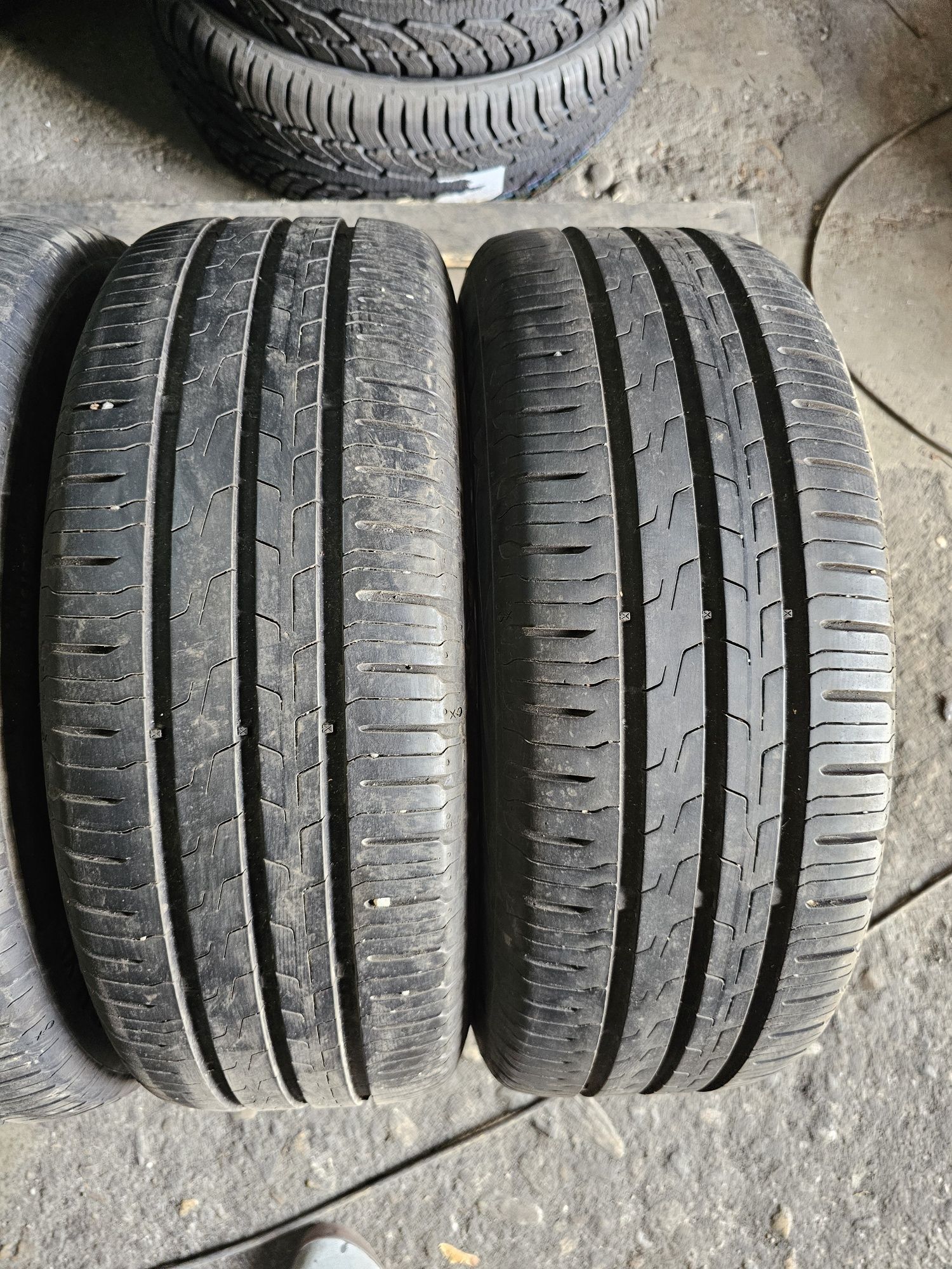 4 jante 5x100 cu anvelope vara 185 55 15 Continental