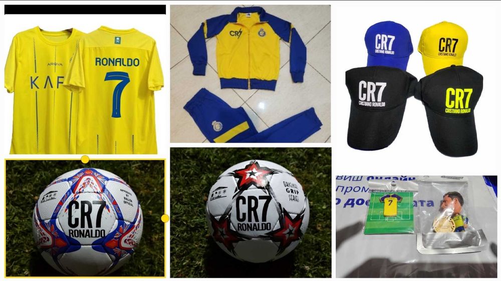 Ал насър Жълт роналдо 2024 Нов екип + калци + Анцуг 2024 Роналдо