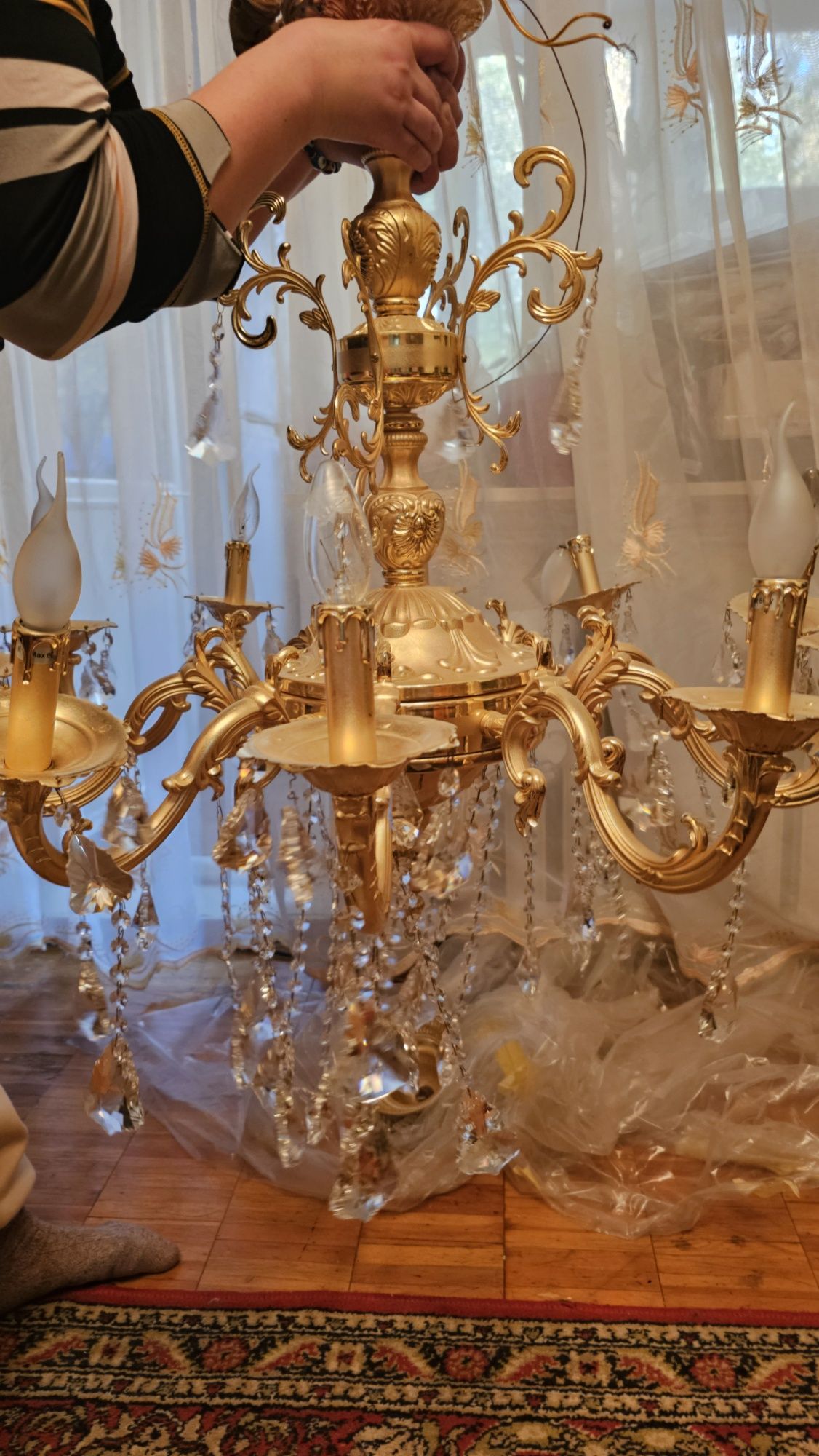 Люстра хрустальная