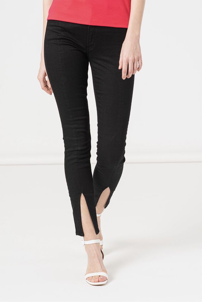 Прилепнали дънки с висока талия Calvin Klein