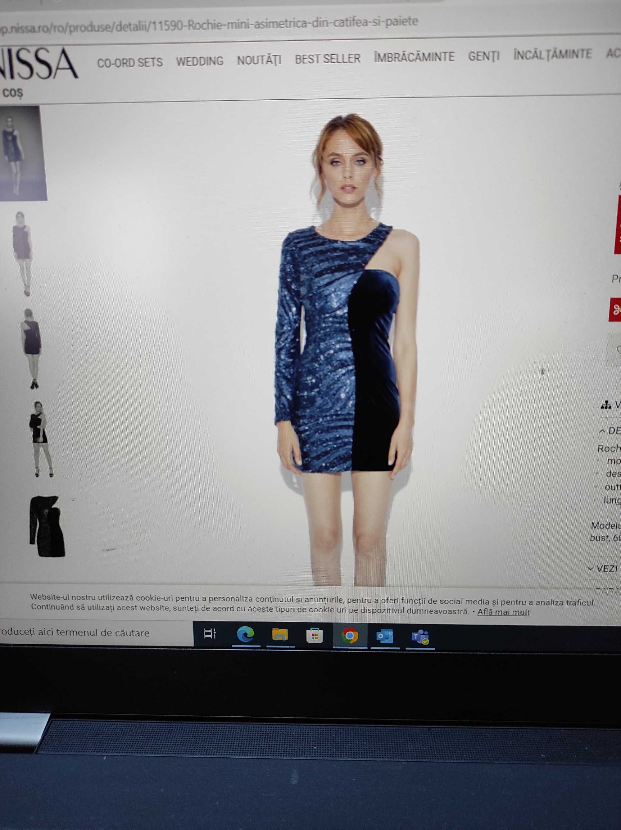 Rochie nissa , perfecta pentru revelion sau petrecere , Nr 38 ,