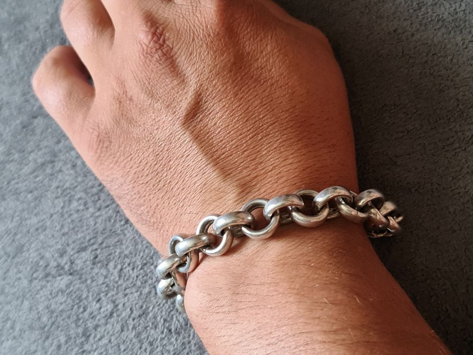 Bratara argint 925,mare lata,masiva, stare perfecta model superb